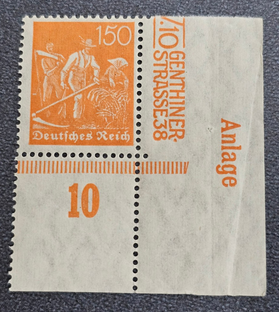 Stamp Germany Deutsches Reich 150 Pfennig 1921 Mi. Nr. 169 [🇩🇪39506]