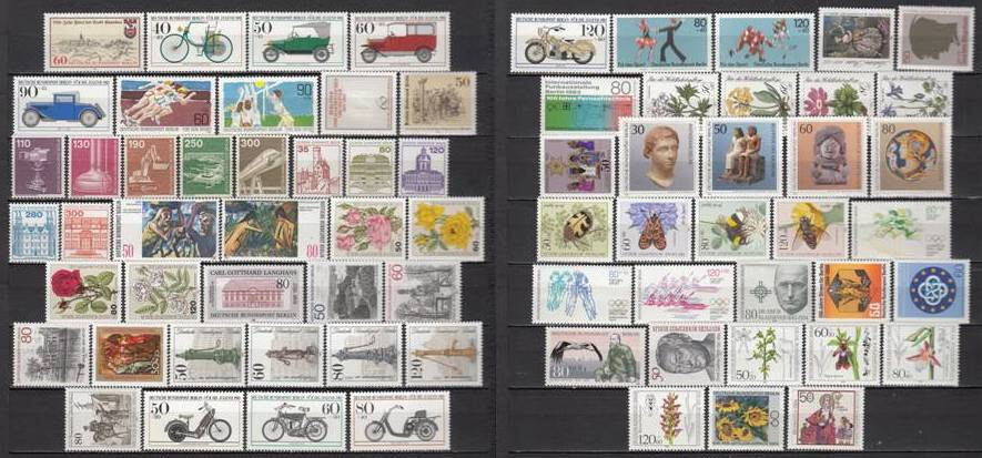 Germany BERLIN 1982-1984 – complete year sets – MNH (m7)