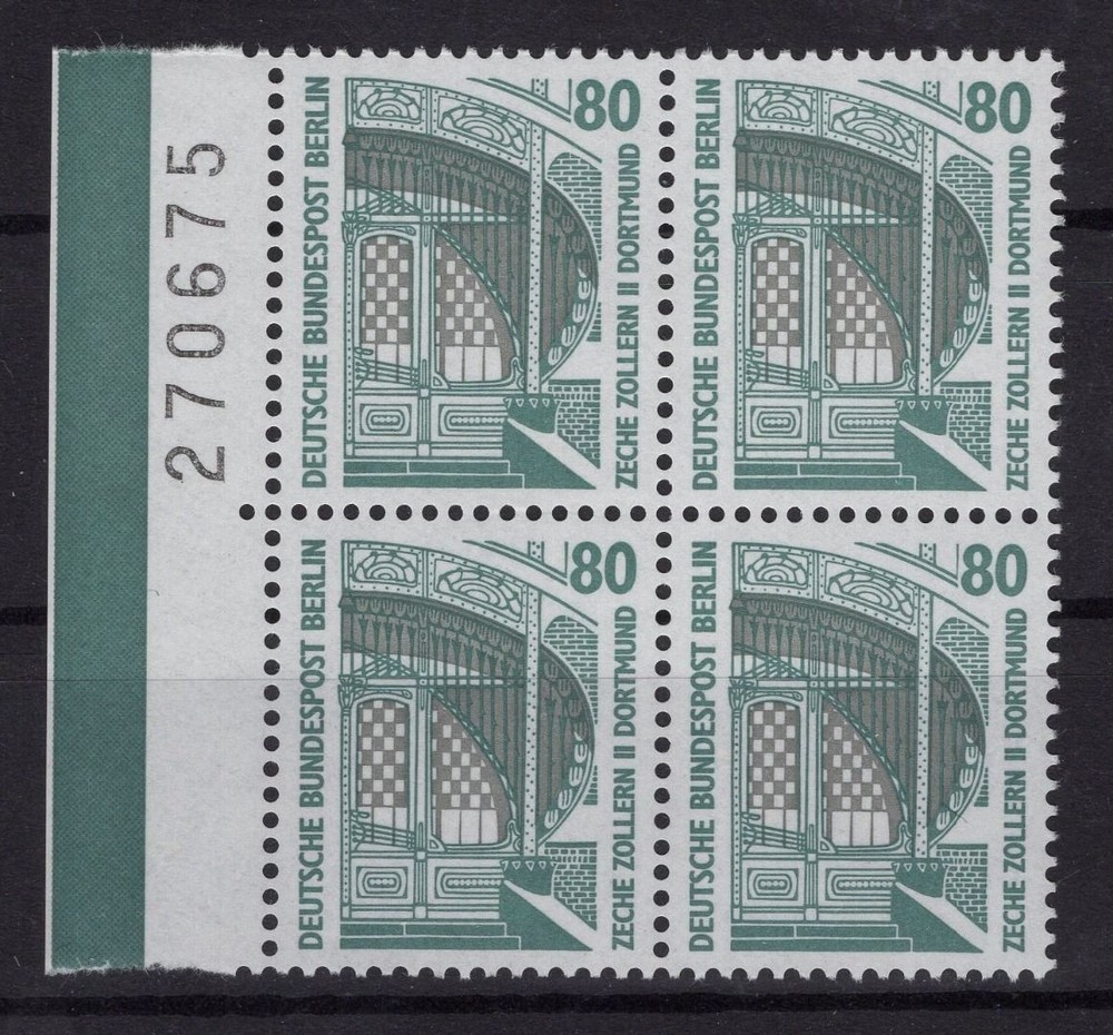 Berlin Michel No. 796 Block of four sheets, mint never hinged