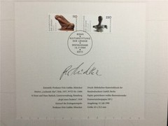 GERMAN POST ART-EDITION 1999/24 2063/2064 KULTUR KUNST ART SKULPTUR