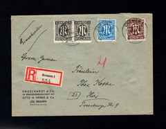 Bizone 14.2.1946 Postal Record Orts Reko 2nd Stage 1 x 24 Pf (a4218)