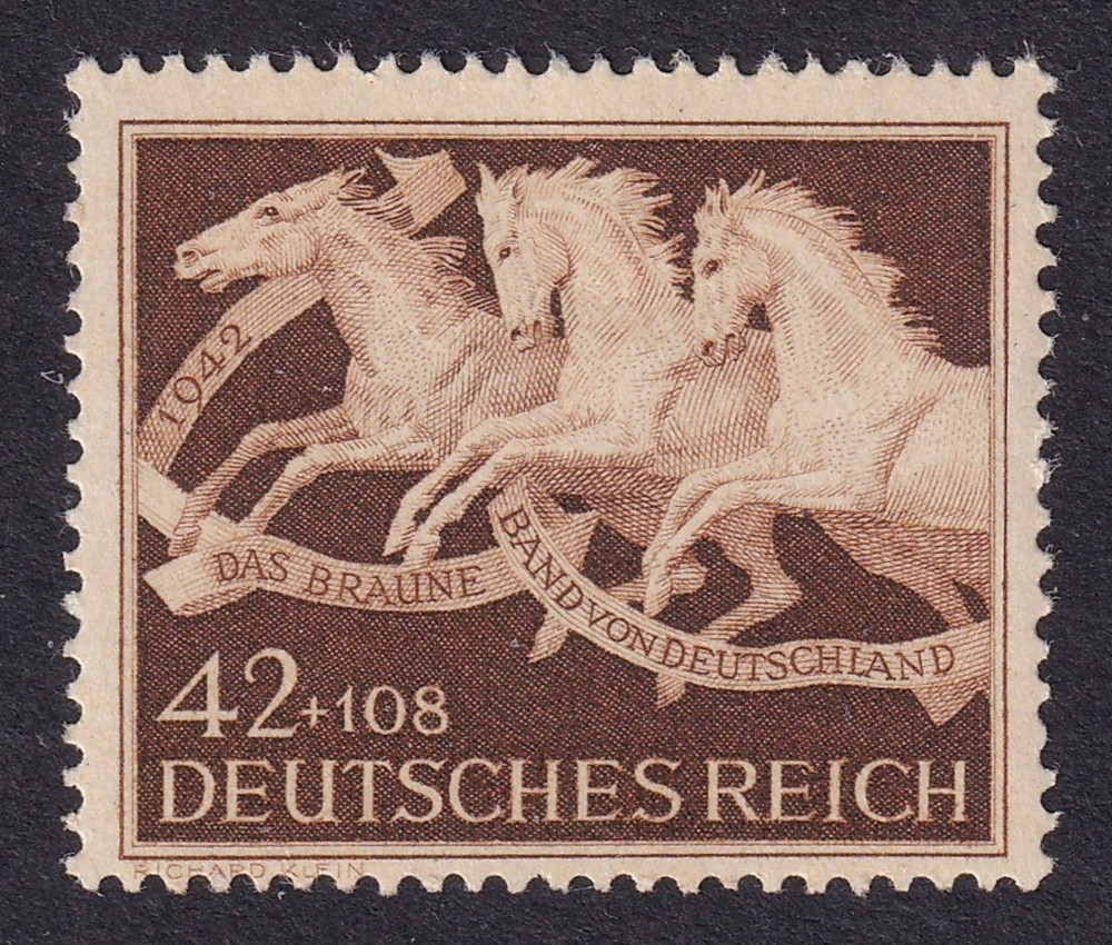 GERMANY 1942 Brown Ribbon SG 805 MNH/** (CV £12)
