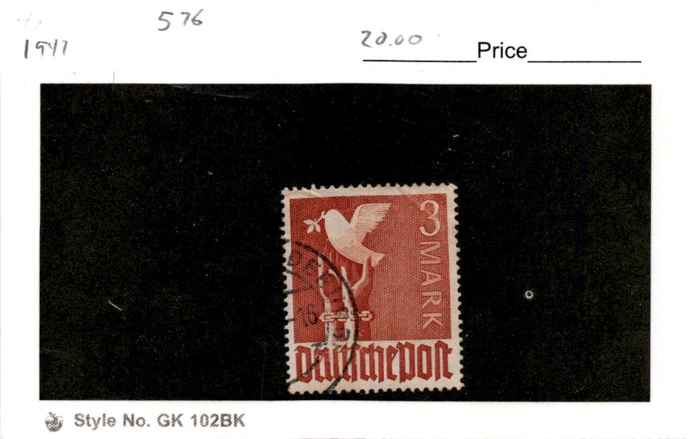 Germany, Postage Stamp, #576 Used, 1947 Peace Dove (AL)