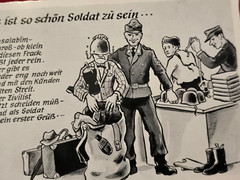 POST WW2 WWII OCCUPIED Germany Soldiers Humor comic German Postcard