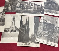 9 Vintage Berlin Germany Postcards Alt-Berlin Historic Churches Streets Building