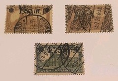 1920 Germany Deutsches Reich Inflation Stamps 1,25 And 1,50 M. Surcharge…