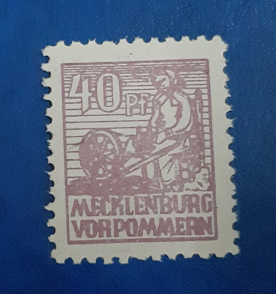 Germany Stamp Allied Occupation 40 Pfennig 1946 SBZ Mi. Nr. 40 a (20853)