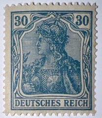 Travelstamps:1920 Stamp Germany Deutsches Reich 30 Pfennig Mi. Nr. 144/ Sc # 123