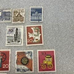 28 USED/Cancel mixed West Germany Deutsche Bundespost 1950-1990 Stamps. $1Ships.