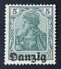 Travelstamps- 1920 GERMANY OCCUPIED POLAND DANZIG Mi 1 Mint MOGH