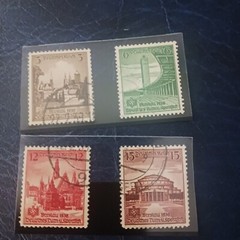 Germany 1934-38 Five Complete Used Sets VG. Please See Description For Details