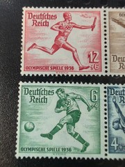 Scott #82-83-84-86 German 1936 Berlin Olympics 4 Stamp Set MNH