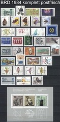 West-Germany / FRG / BRD Complete Yearsets 1980-1989 MNH Stamps, Mi. 1033-1443