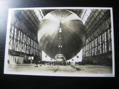 THIRD REICH 1936 very nice Leipziger Messe Zeppelin picture postcard!