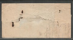 BAVARIA – GERMANY Scott’s 2 ( 1v ) Large Numeral 3 F/VF Used on Letter ( 1855 )