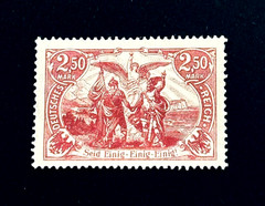 GERMANY Stamp – 1920 North & South with Torch 2.50 Mark MLH r5