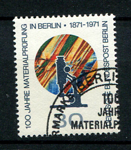 Germany – Berlin : Material Testing Laboratory stamp from 1971 – CTO