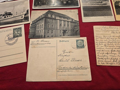 Lot of 12 German Postcards 1930s–1940s Feldpost & Third Reich Era Stamps