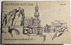 DDR East Germany 1990 DRESDEN 10 STAMP BOOKLET Mic SMHD48 MNH Erich Weinhart 9E