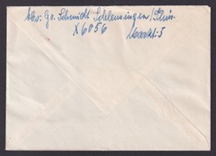 GERMANY 1968, Cover from Scleusingen Leipzig Spring Fair