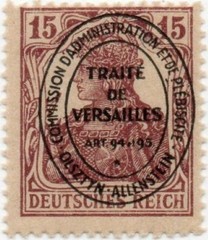Allenstein: 1920 German Stamp Ovpt – SC# 18 – Single – MNH