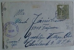 GERMANY IM PEACE DOVE SINGLE KIEL 31 AU 1947 CENSORED IF AIRMAIL SINGLE WOULD