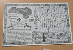 WWI Feldpost Postcards 1914–1915 to Leutnant Hans Wentacke from Son Officer (5)