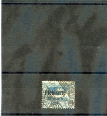 UPPER SILESIA Sc 34(MI 32)F-VF USED 1921 20pf COBALT BLUE $25