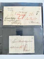Saxony Briefe-Sammlung Vorphila – German Reich Approx. 200 Piece IN 2 Albums