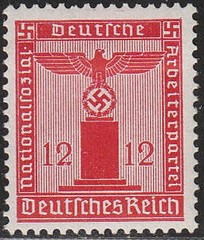 AUTHENTIC Historical Artifact Germany WWII 1942 Selection Hitler 3rd Reich MNH