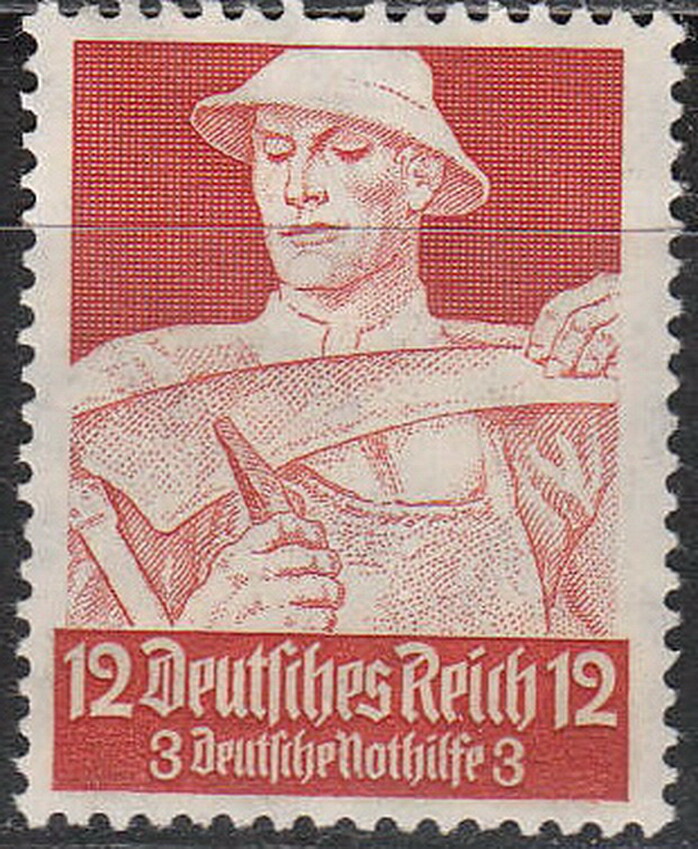Stamp Germany Mi 561 Sc B64 1934 War Fascism Profe ions German Farmer MH