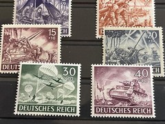 GERMANY – DEUTSCHES REICH WWII – 1943 – WEHRMACHT I – Hero Memorial Day – MNH