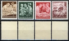 Germany 3rd Reich 1944, 10th Anniv „Mother and Child“set MNH, Mi 869-72