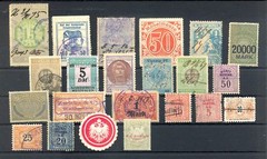 GERMANY 22 x POSTER STAMP – REVENUES-BACK OF BOOK */(*)/0 –F/V