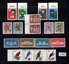 (2583) Germany West, Selection of MNH sets, see description and image