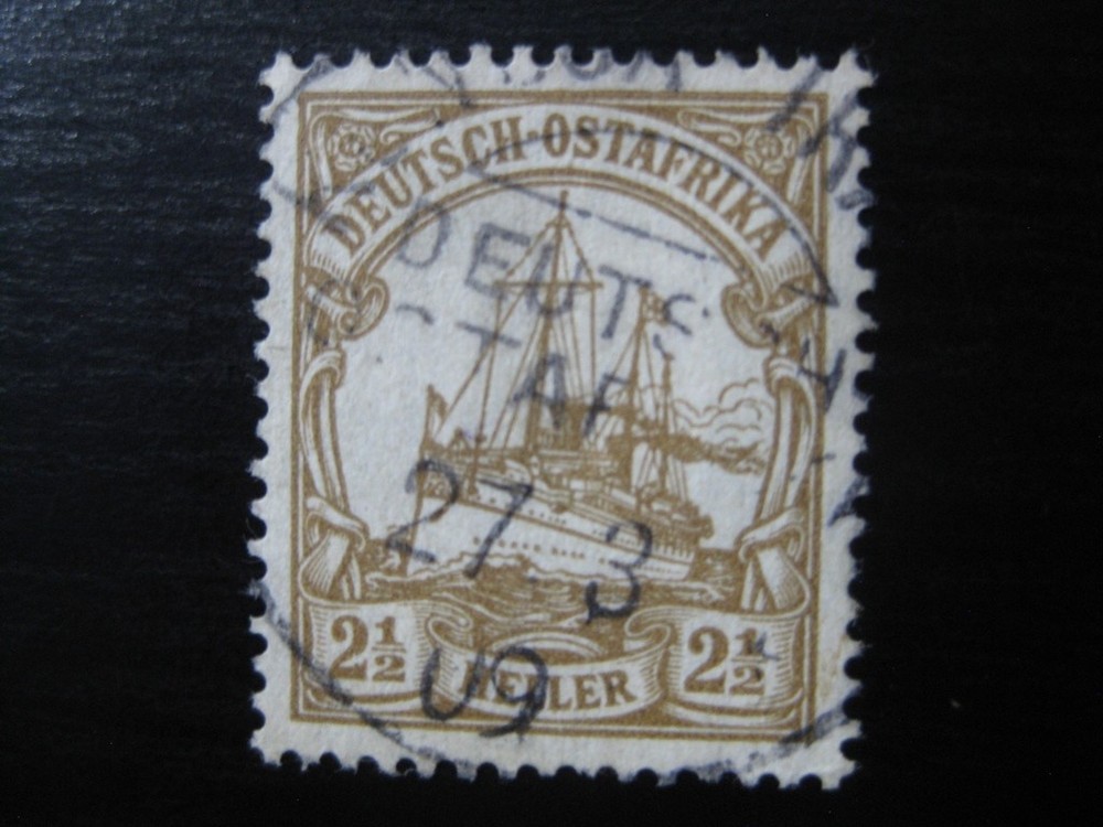 EAST AFRICA GERMAN COLONY used Kaiser Yacht stamp w/ „Kondoa-Iringa“ cancel!