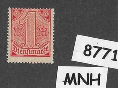 MNH stamp Sc O9 Weimar Republic 1919-1920 Official Germany Post WWI #8771