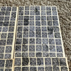 RESELLER GERMANY 20pf, 30pf DIENSTMARKE USED STAMPS HOARDER LOT WORLD WAR I