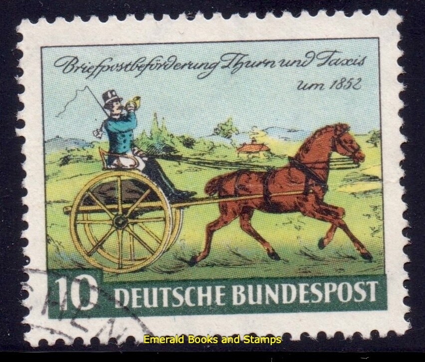 EBS Germany BRD 1952 – Stamp Day – Tag der Briefmarke – Michel 160 – Used – (u1