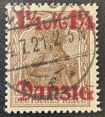 DANZIG 1920 42IIAFI used FLAWLESS Opinion BPP (Z9702