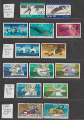 Germany DDR stamps – 1972 and 1976 Olympics !