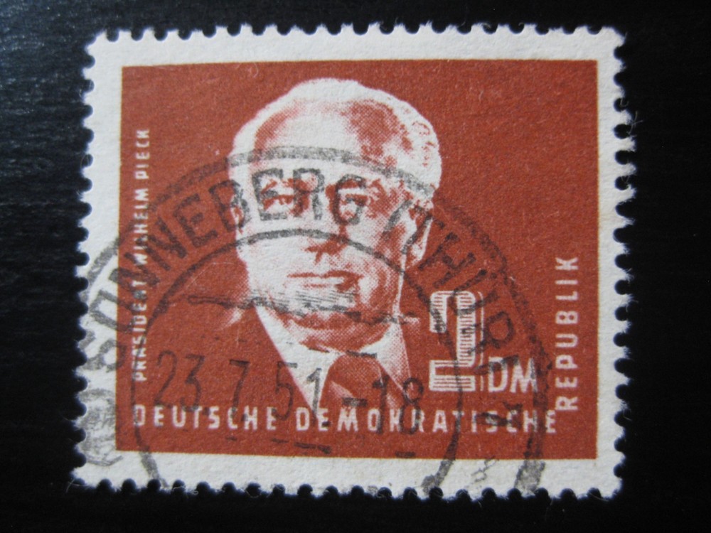 DDR EAST GERMANY Mi. #254bb scarce used expertized stamp! CV $16.75