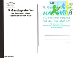 Pin Mail: MiNr. 159, „Ampelmännchen“, Postcard, SSt. „5. Ganztagstreffen“