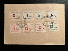 1946 Germany Provisional Stamp Postcard Cover Spremberg