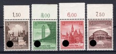 DR-3.Reich Breslau 665/68Or Oberrand ** MNH Postfrisch 16EUR (81409