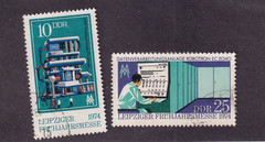 DDR used 1931-2 Scott 1531-2 Leipzig Fair