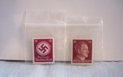 WW2 Hitler Swastika Stamp Set – Matched 15 Pfg – MNH Nazi Germany Lot