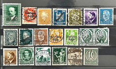 German Reich Stamps – lot of 20 stamps used nice /269