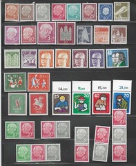 Germany 1950s – 1970s Mint Lot, Good Mix with SeTens
