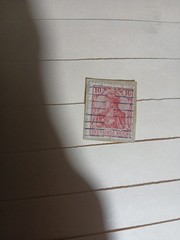 1913 10pf Orange red, lovely „post office“ fresh mint single that was produced